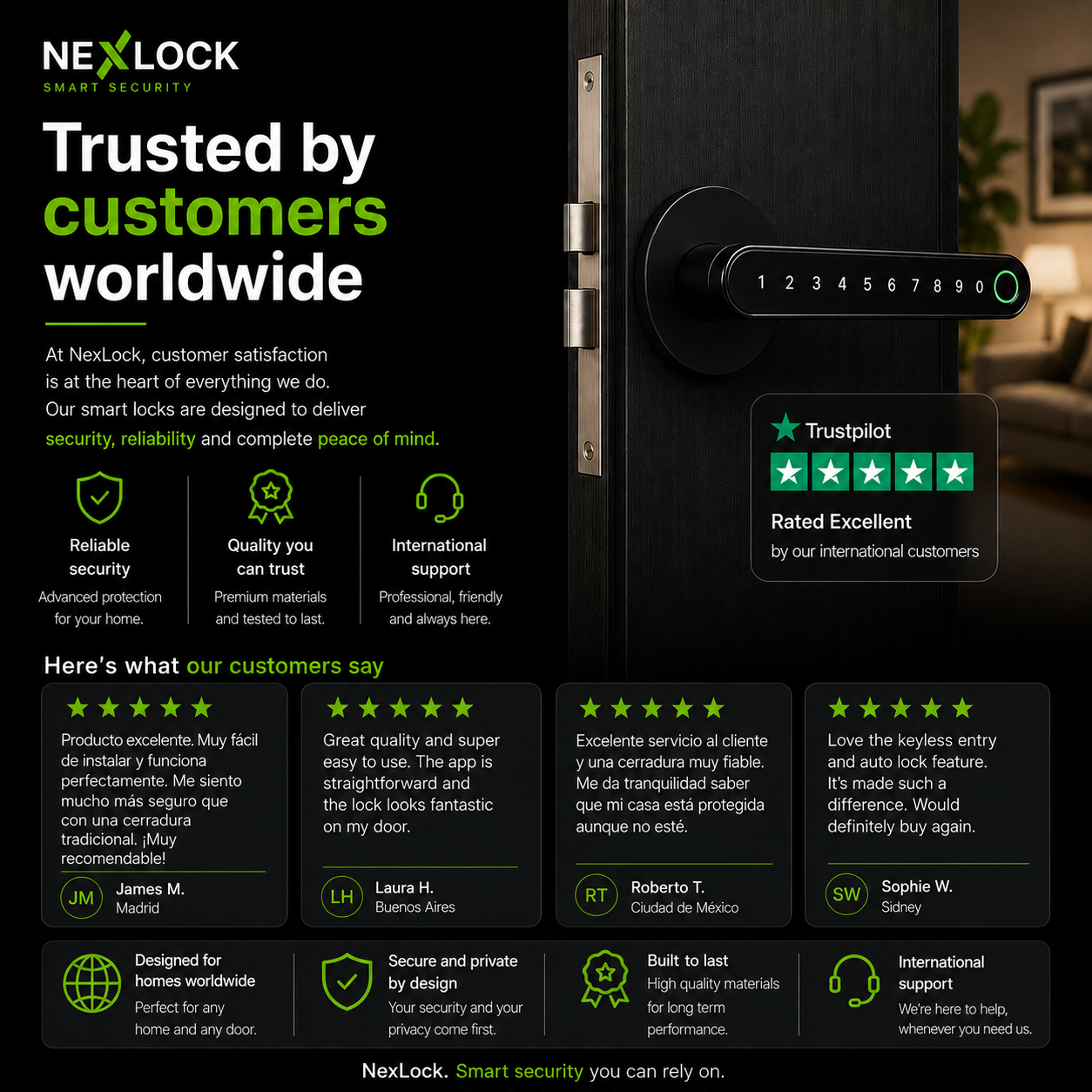 NEXLOCK ONE™ Smart Lock