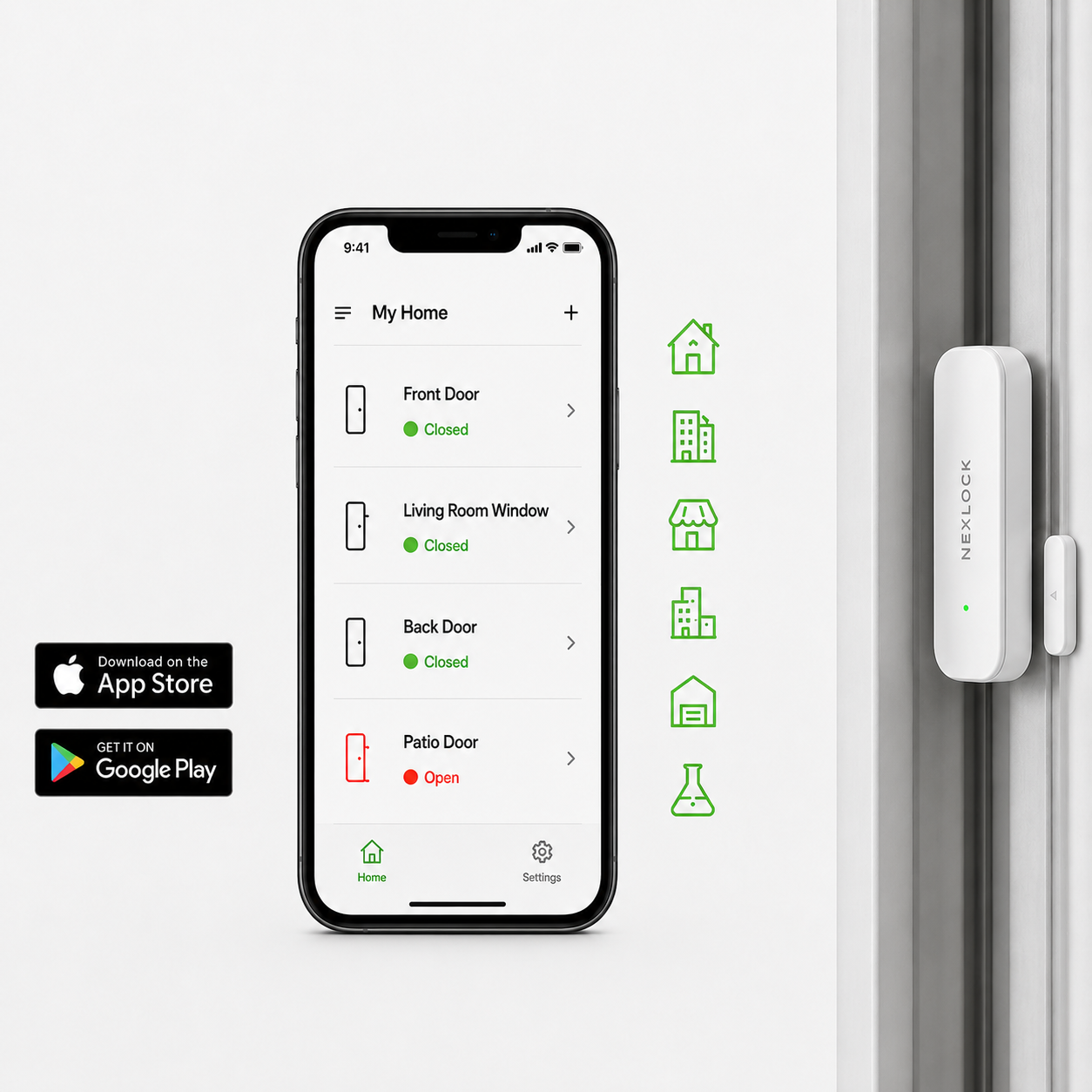 Sensor de Puerta NEXLOCK SENSE™