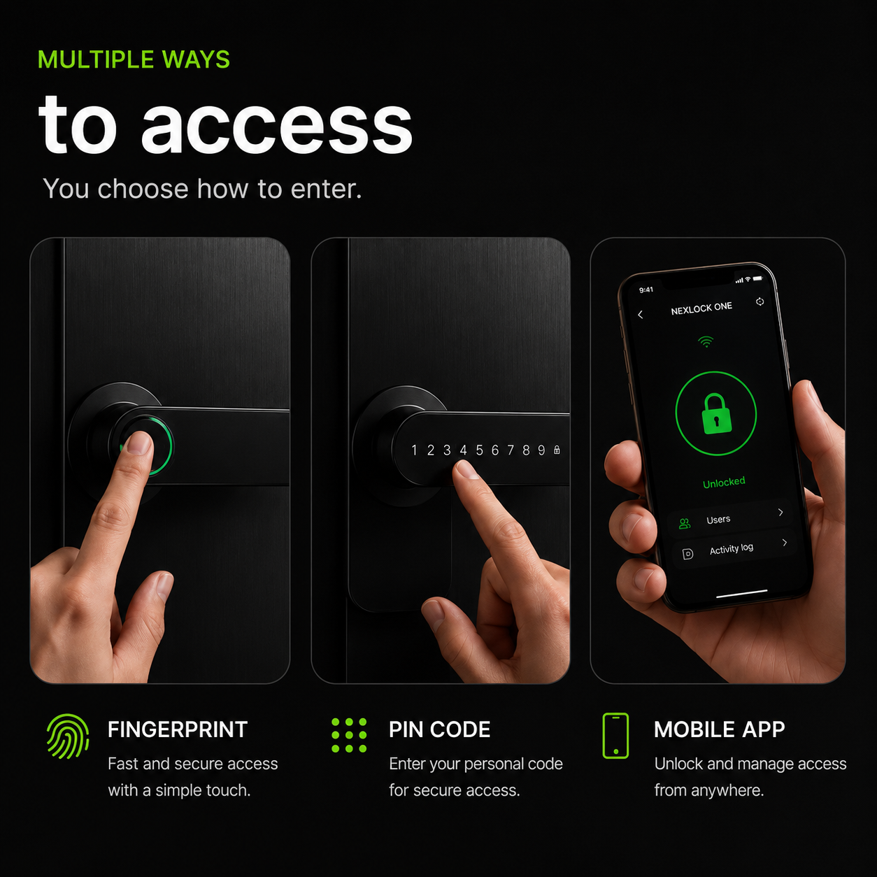 NEXLOCK ONE™ Smart Lock